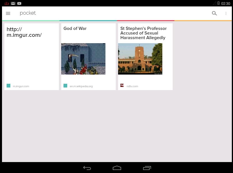 Pocket app for android