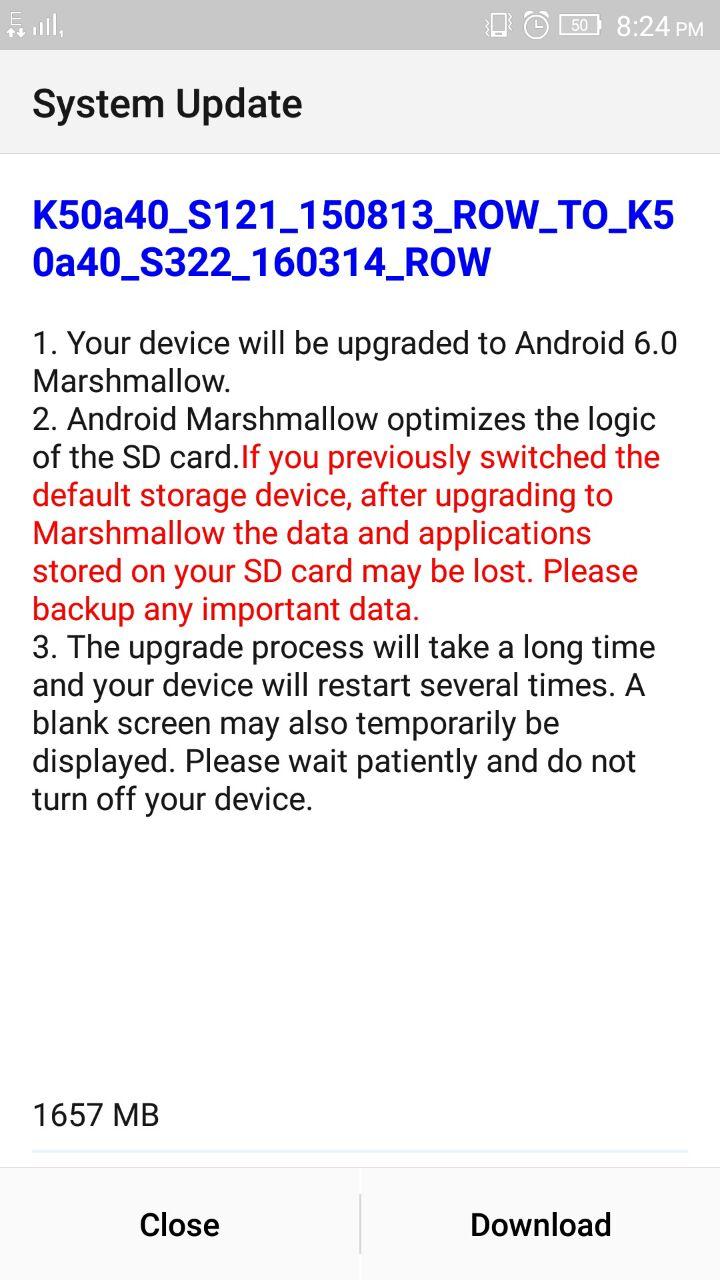 Android 6.0 Update 