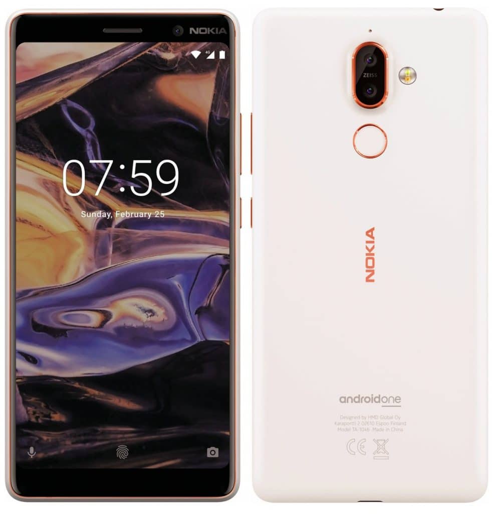 Nokia 7+ (Nokia 7 Plus) Leaked With Android One
