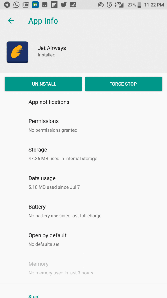 Right way to Uninstall Android Apps - Tap Uninstall button
