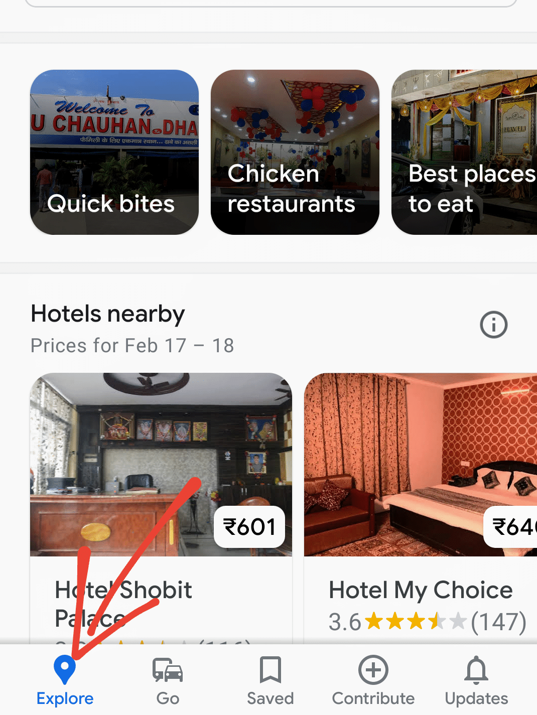 Community Feed Inside Google Maps