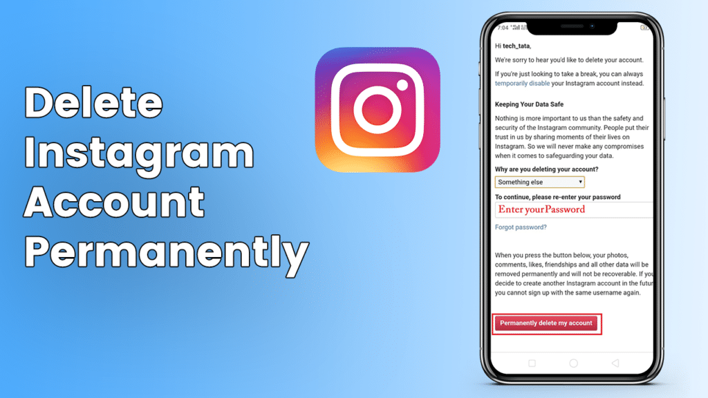 Deactivate Instagram Account