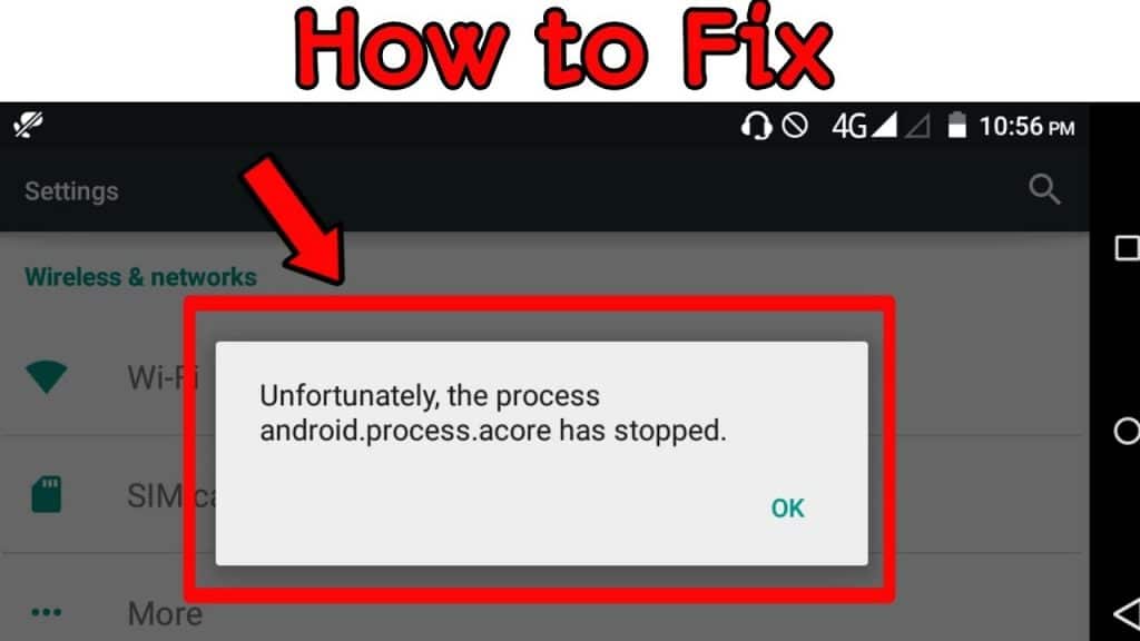 Fix the Android.Process.Acore Keeps Stopping Error