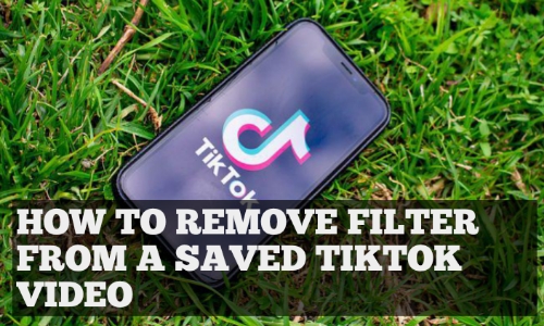 How to Remove Filter From a saved TikTok Video