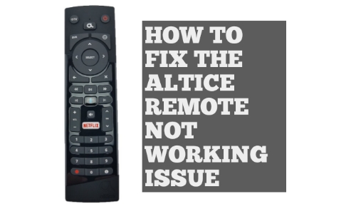 HOW TO FIX THE ALTICE REMOTE NOT WORKING ISSUE